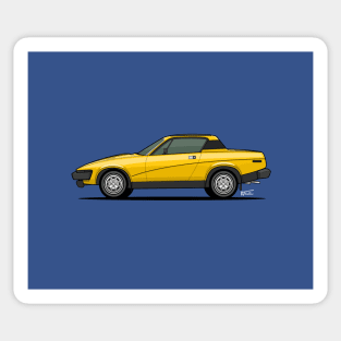 Triumph TR7 side profile drawing Sticker